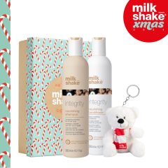   milk_shake® integrity sampon 300 ml + integrity kondicionáló 300 ml luxury díszcsomagolásban + ajándék milky bear kulcstartó