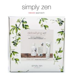   simply zen detoxifing KIT - méregtelenítő csomag + ajándék kozmetikai táska és bontófésű